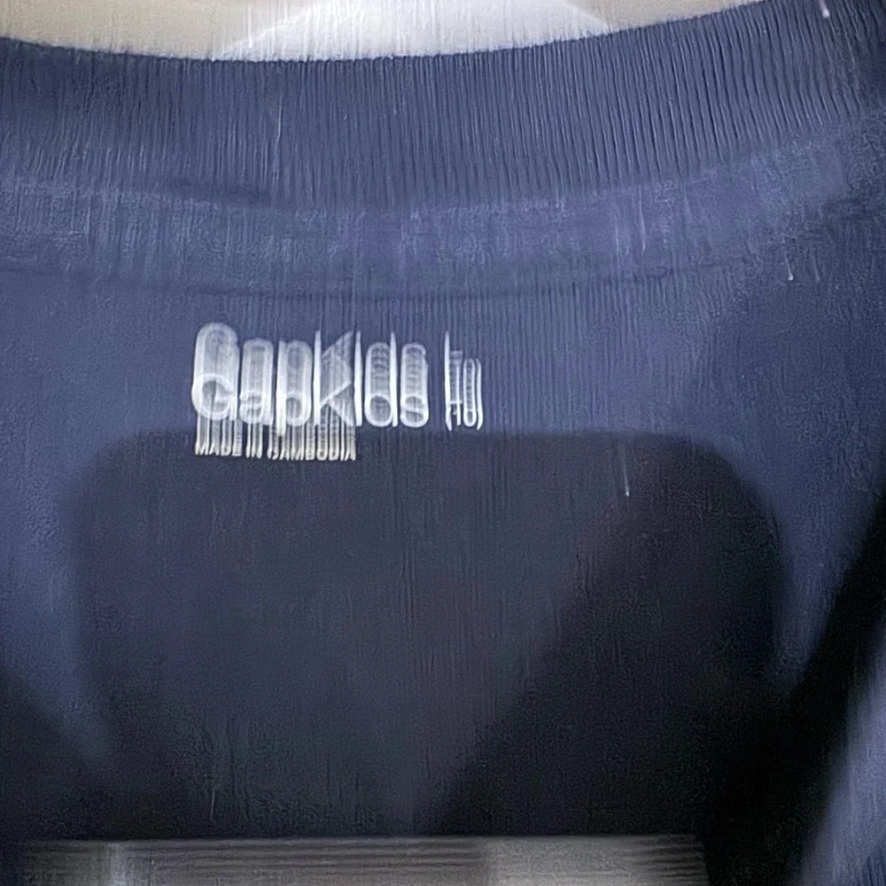 GAP Blue Long Sleeve Tee Casual Crew Neck